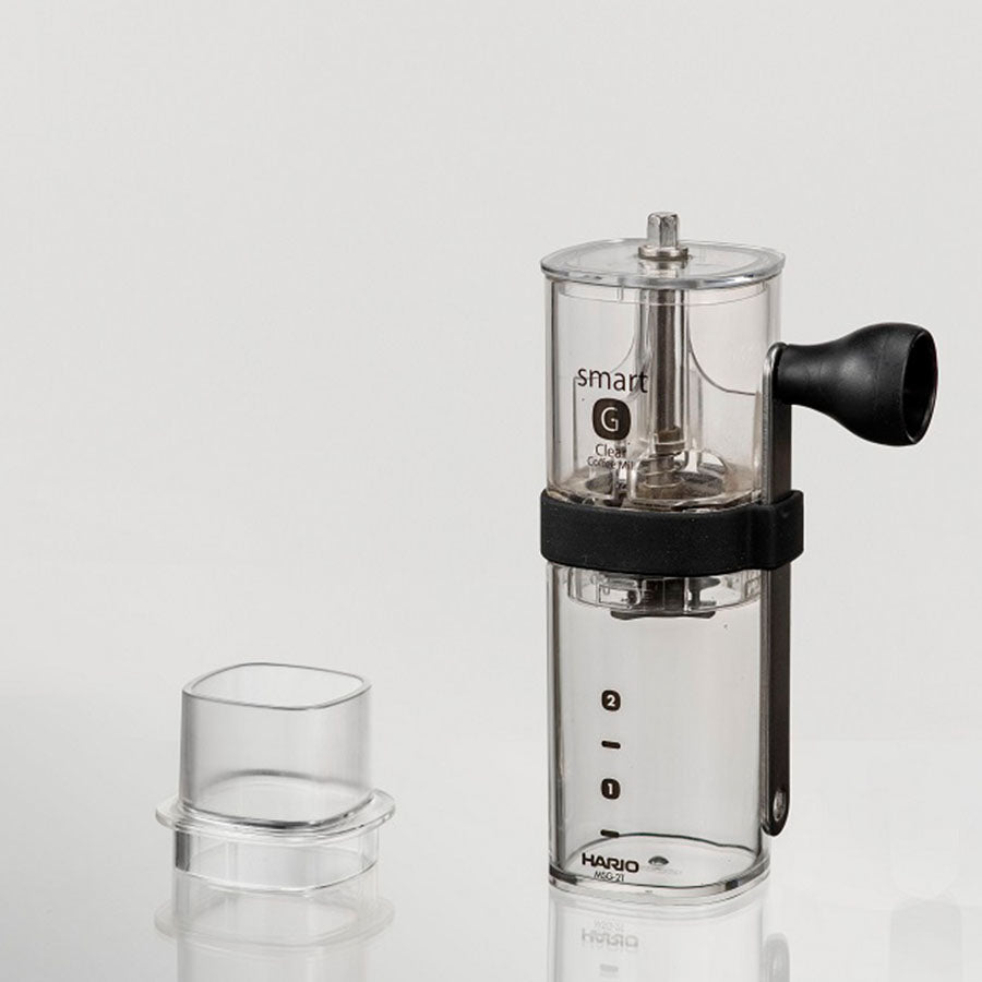 Hario Smart G Koffiemolen Transparant Koffie Kenner