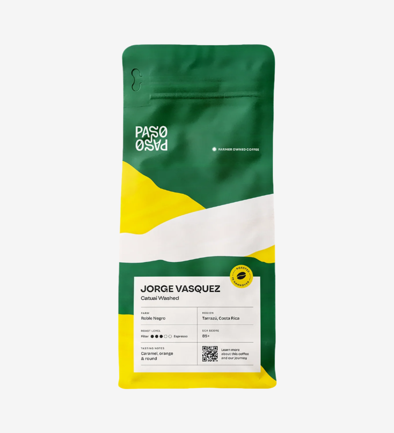 Roble Negro Catuai Washed Espresso: Premium Biologische Koffiebonen uit Costa Rica