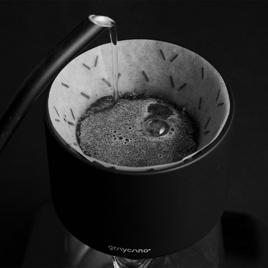 Graycano Volcano Aluminium Dripper Set Koffie Kenner