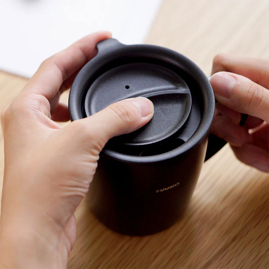 Hario Warmtevasthoudende Mok 300ml Met Deksel HARIO