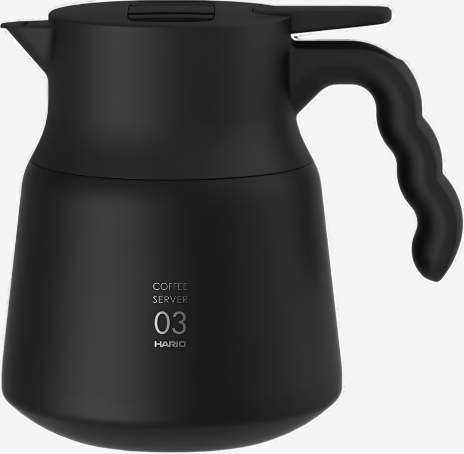 V60 Warmtevasthoudende Roestvrijstalen Server Plus 800ml Zwart - Koffiekan