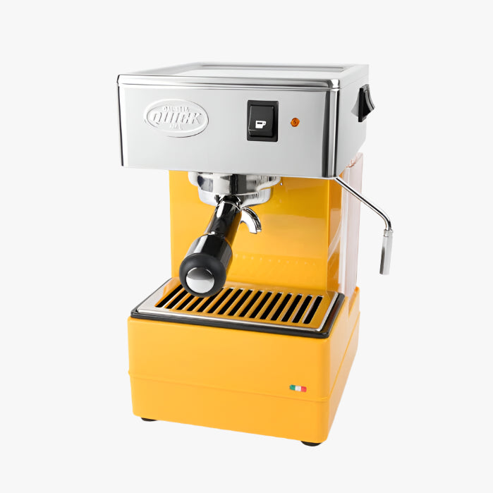 Quickmill 820 Zwarte Pistonmachine - Duurzaamheid en Snelheid Quickmill