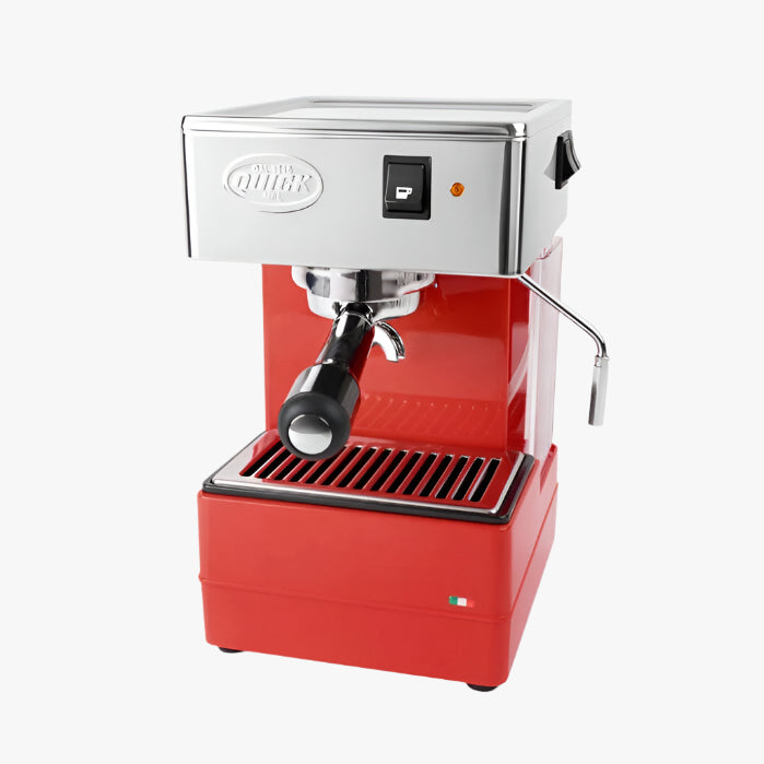 Quickmill 820 Zwarte Pistonmachine - Duurzaamheid en Snelheid Quickmill