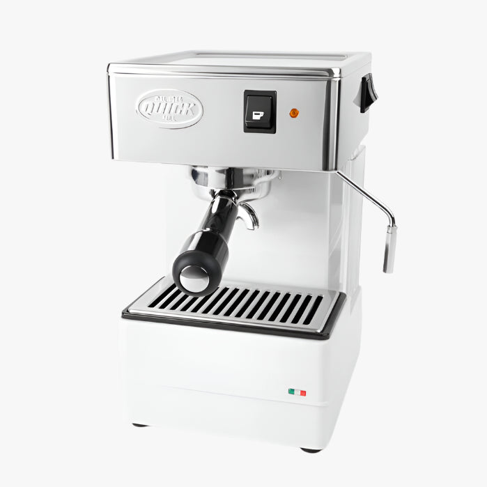 Quickmill 820 Zwarte Pistonmachine - Duurzaamheid en Snelheid Quickmill