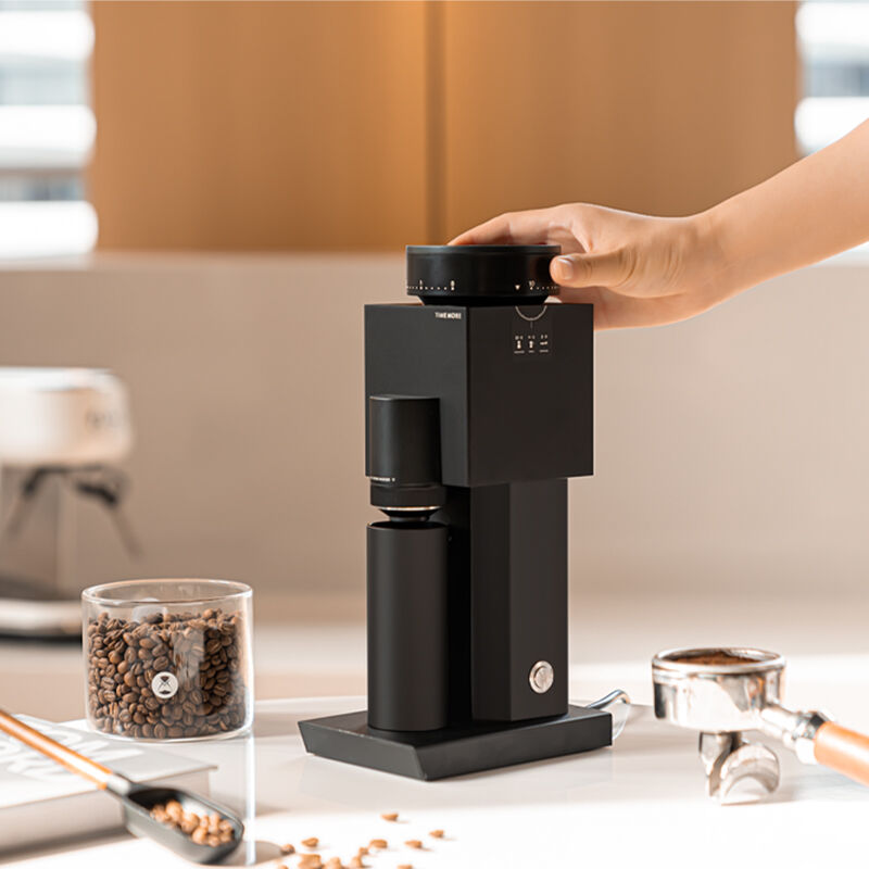 TIMEMORE Bricks 01S Elektrische Koffiemolen Zwart