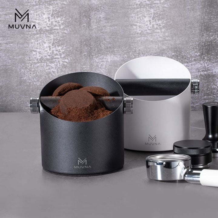 MUVNA - Stalen klopbak met witte klopbak MUVNA