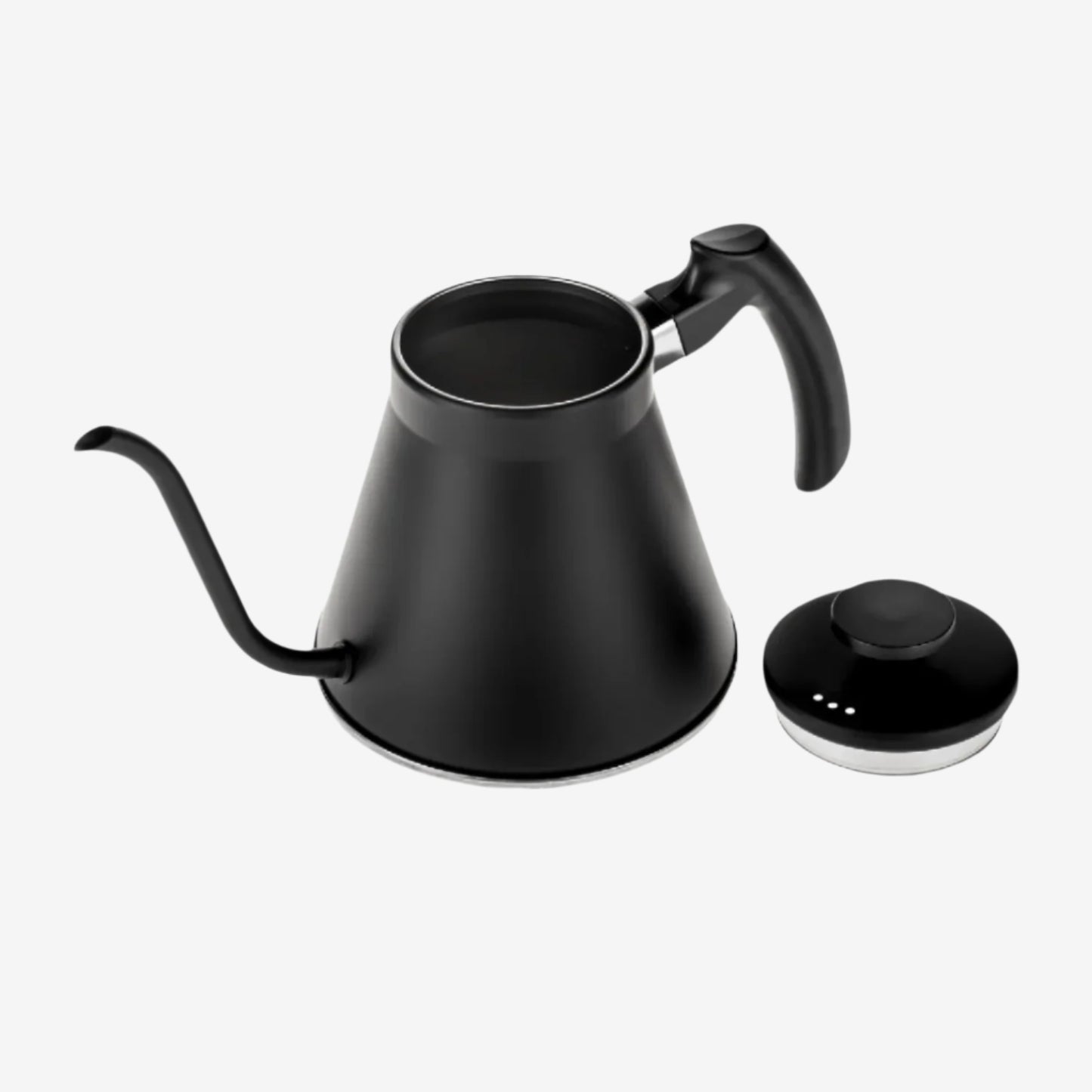 Hario Fit V60 Zwarte Roestvrijstalen Schenkkan - Precisie Koffie Waterkoker 1.2L