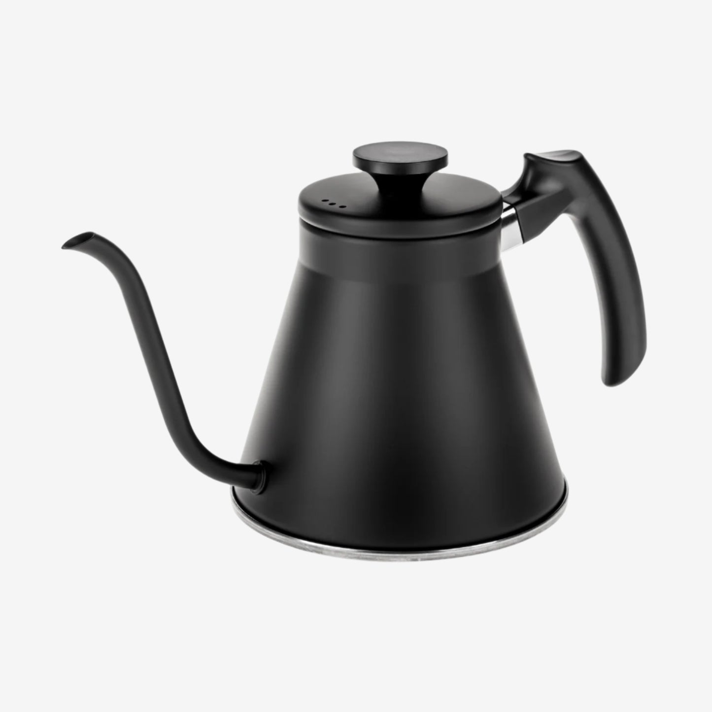 Hario Fit V60 Zwarte Roestvrijstalen Schenkkan - Precisie Koffie Waterkoker 1.2L
