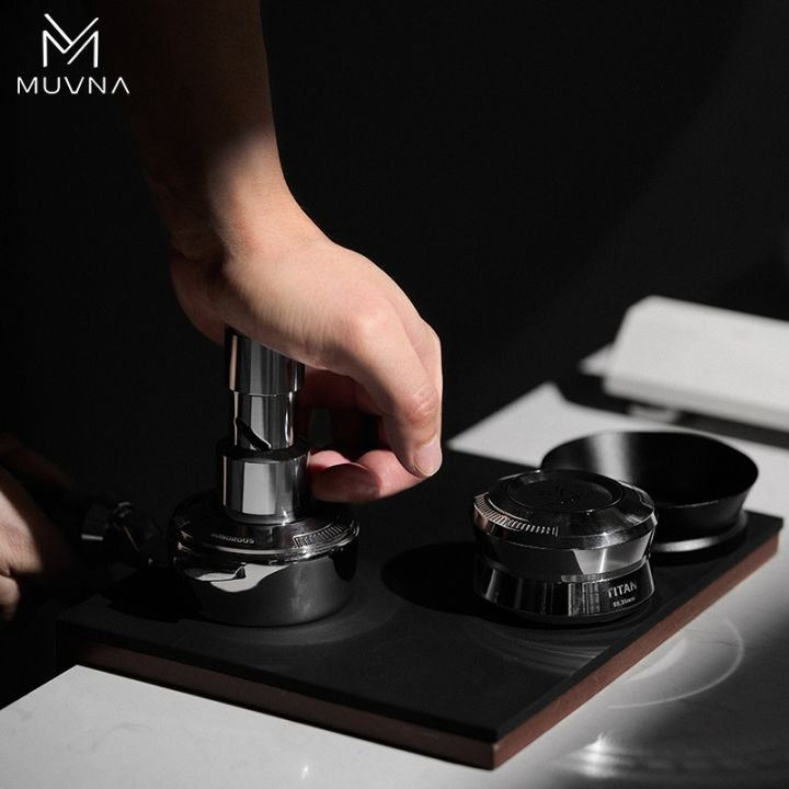 MUVNA Precision Chrome Tamper 58,35mm Koffie Kenner