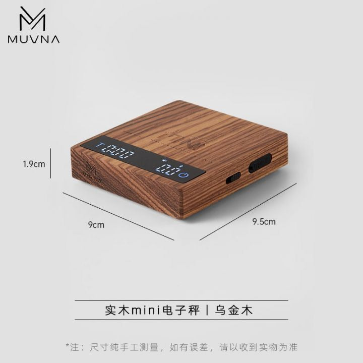 MUVNA Mini Smart Koffieweegschaal Koffie Kenner
