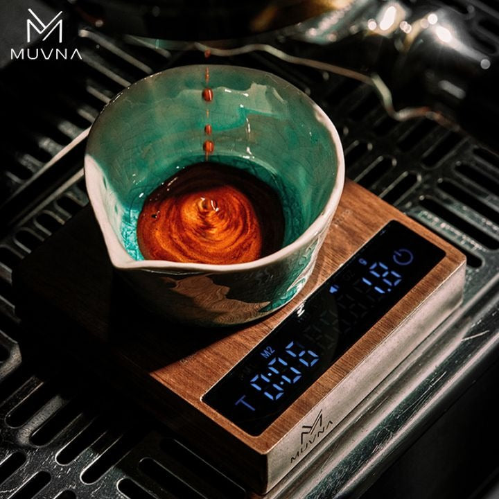 MUVNA Mini Smart Koffieweegschaal Koffie Kenner