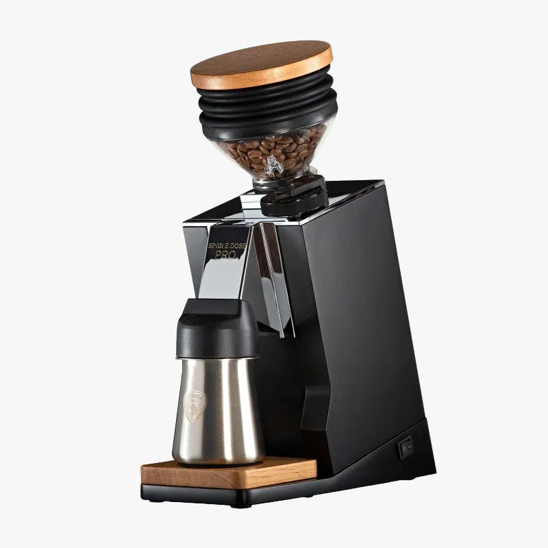 Eureka Mignon Single Dose Pro Espressomolen Zero Retention Zwart