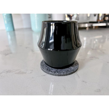 KRUVE - Cascade Espresso Double Walled Porcelain - Set van 2 (Wit/Zwart) Kruve