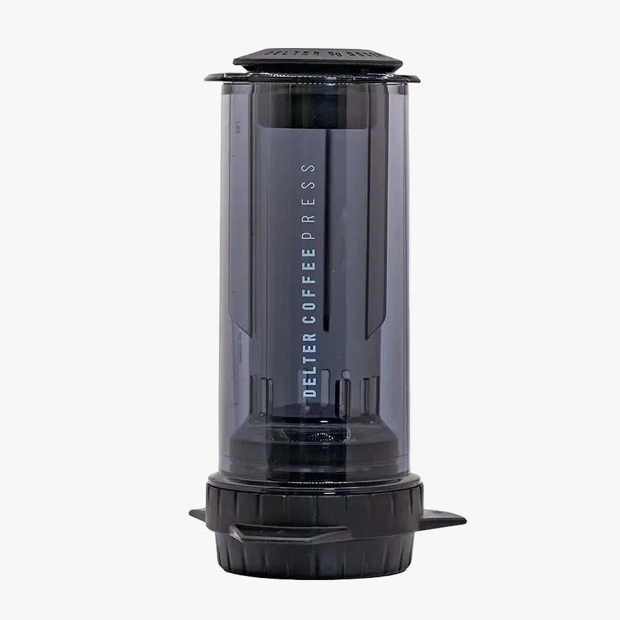 Delter Coffee Press Koffiepers Jet‑Seal Grijs (Limited Edition)