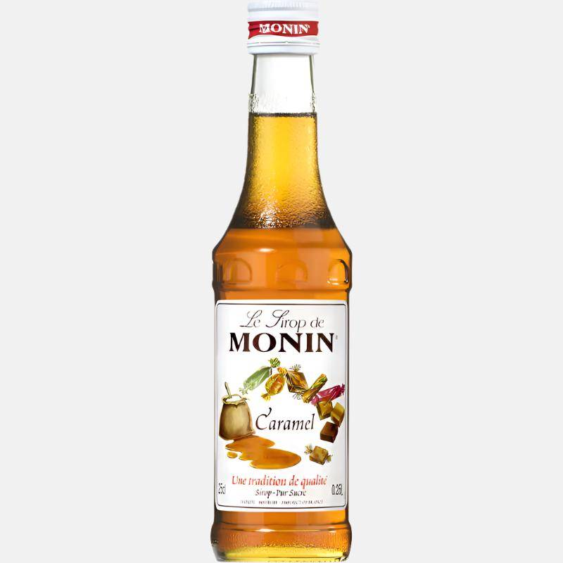 Monin Caramel siroop fles voor koffieliefhebbers