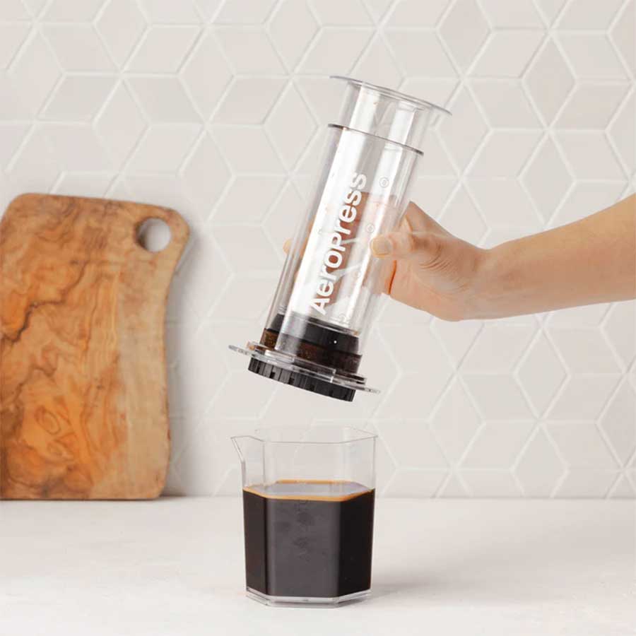 AeroPress XL Clear Grote Koffiemaker Koffie Kenner