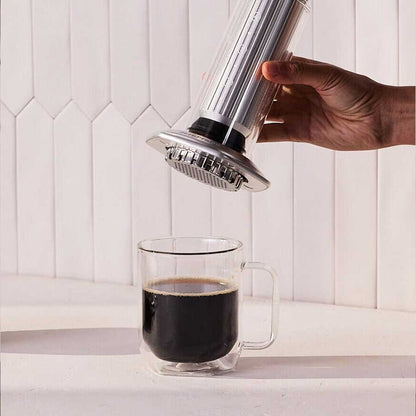 AeroPress Dubbelwandige Glazen Mokken Koffie Kenner
