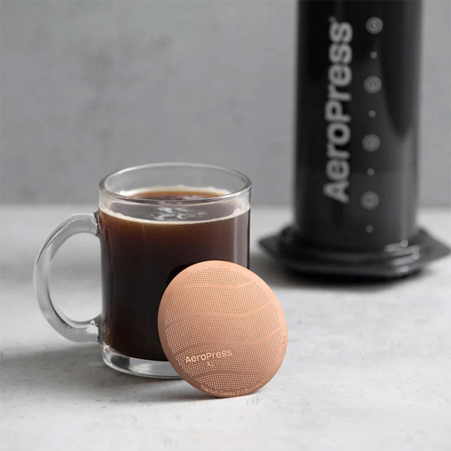 AeroPress Gold Tone Reusable Filter XL AeroPress