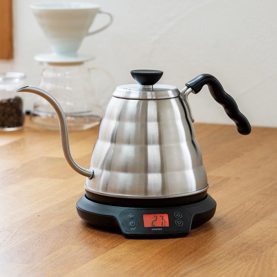 Hario Buono Pro Temperatuurregeling Koffie Waterkoker Koffie Kenner
