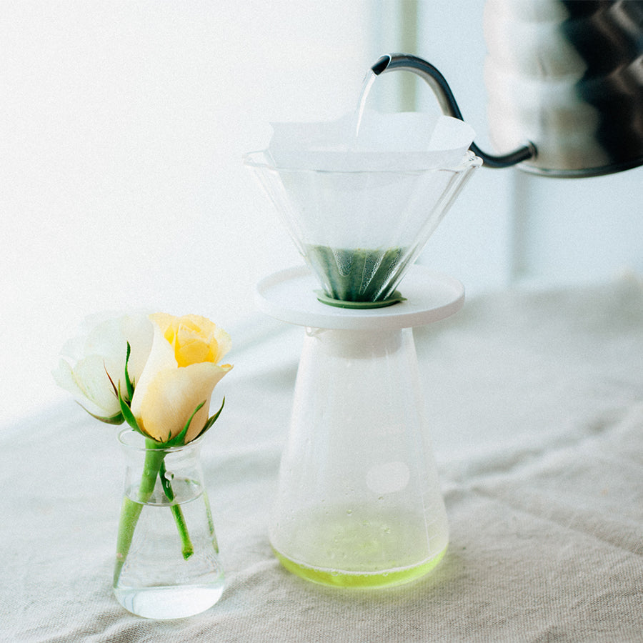 Hario CHA CHA Thee Dripper Set Koffie Kenner