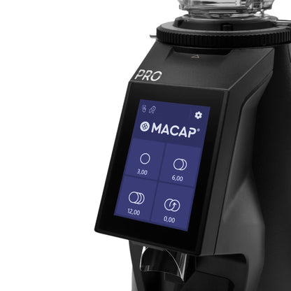 CasaBarista Macap MI40 Touch Koffiemolen – Mat Zwart & Chroom