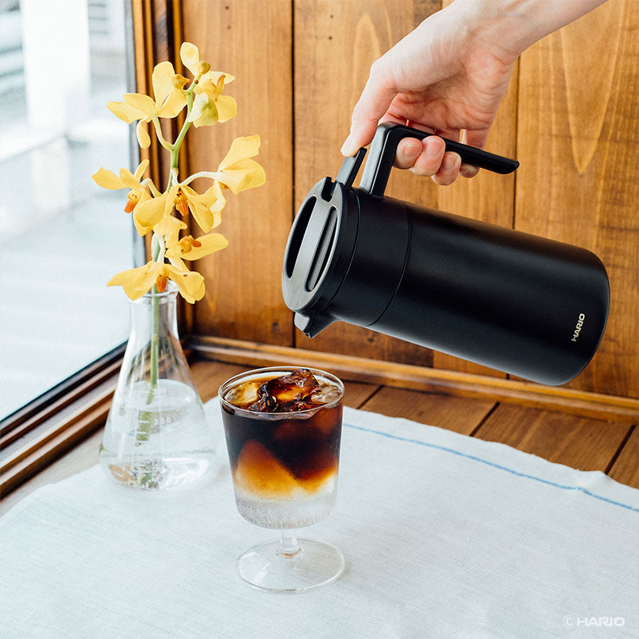 Hario Keramisch Gecoate Thermo Pot 600ml Koffie Kenner