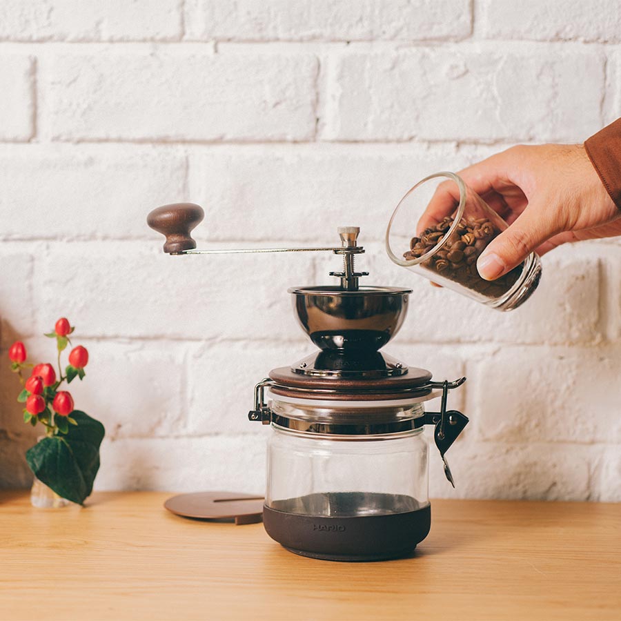 Hario keramische koffiemolenbus Koffie Kenner