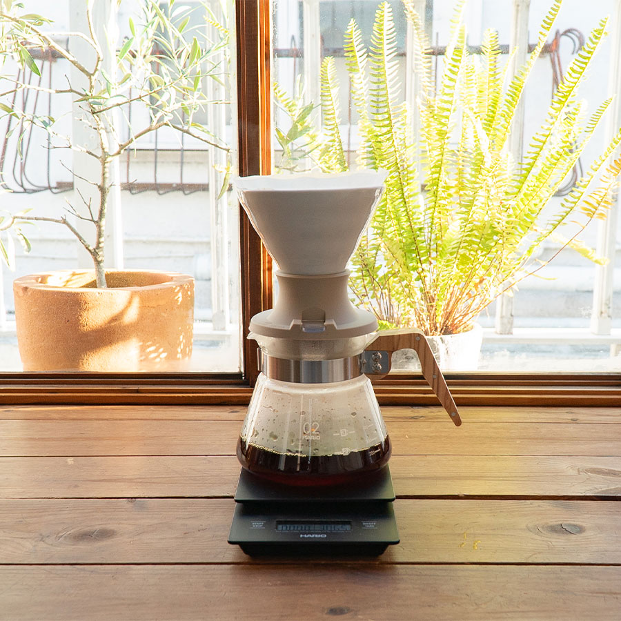 Hario V60 Ceramic Immersion Dripper Switch Koffie Kenner