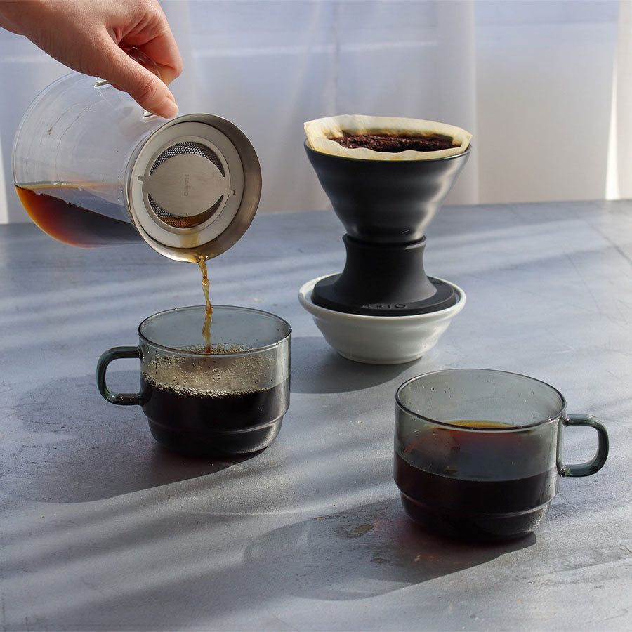 Hario V60 Ceramic Immersion Dripper Switch Koffie Kenner