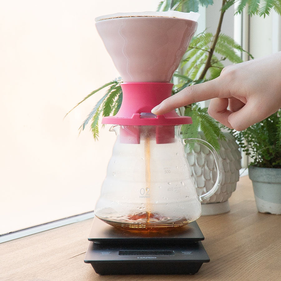 Hario V60 Ceramic Immersion Dripper Switch Koffie Kenner