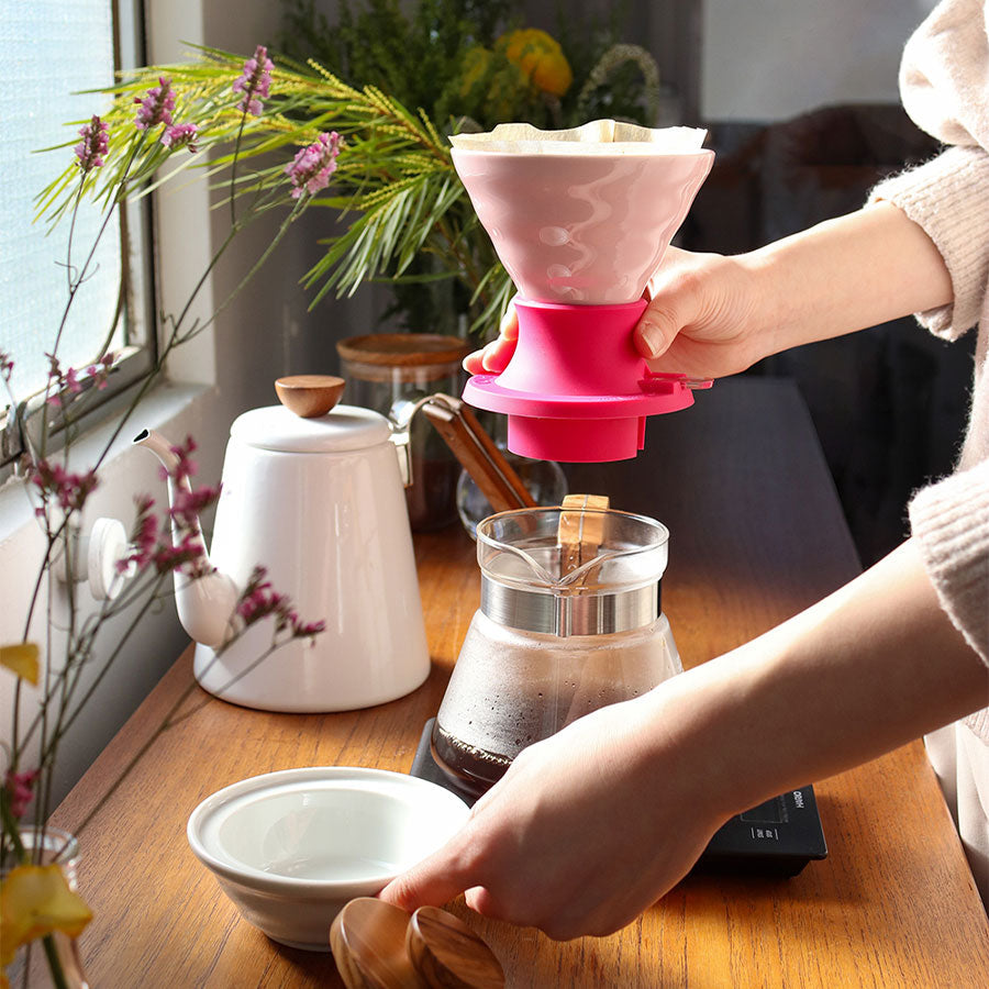 Hario V60 Ceramic Immersion Dripper Switch Koffie Kenner