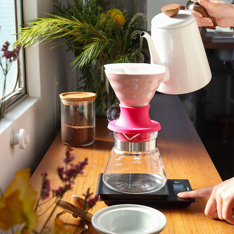 Hario V60 Ceramic Immersion Dripper Switch Koffie Kenner