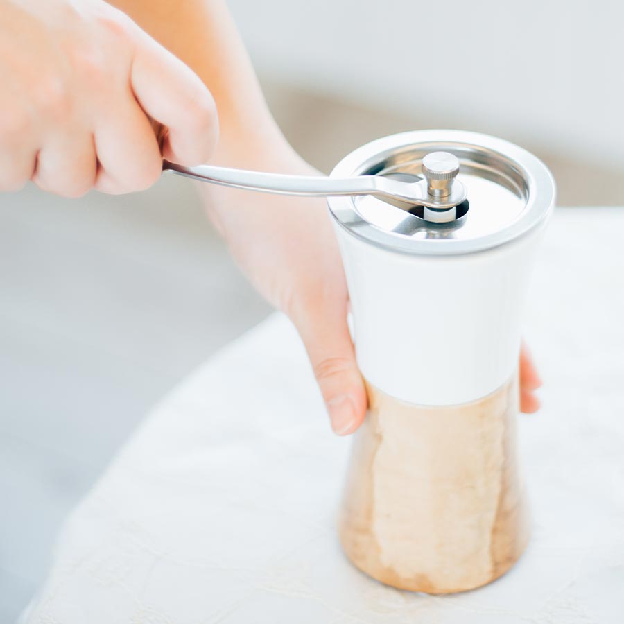 Hario Olive Wood Handmatige Koffiemolen Koffie Kenner