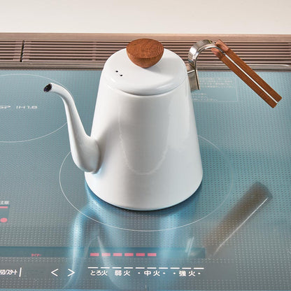 Hario Bona Witte Pour-Over Kettle Koffie Kenner