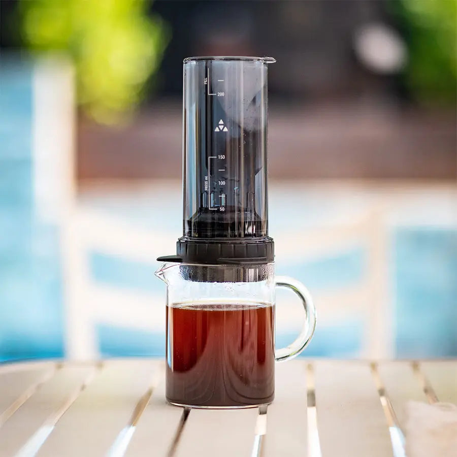 Delter Coffee Press Koffiepers Jet‑Seal Grijs (Limited Edition)