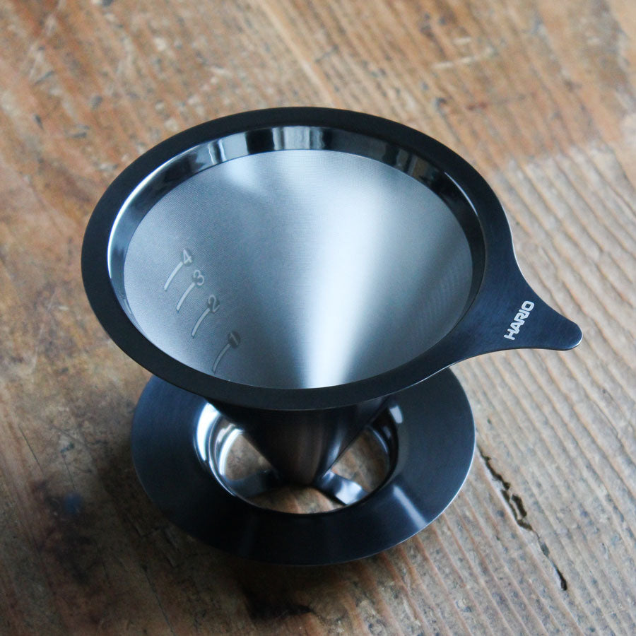 Hario Double Mesh Metalen Dripper Koffie Kenner