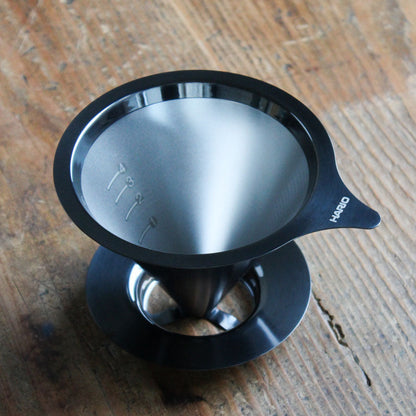 Hario Double Mesh Metalen Dripper Koffie Kenner