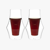 Kruve EQ Dubbelwandige Glazen – Excite / Inspire – Set van 2 Koffie Kenner