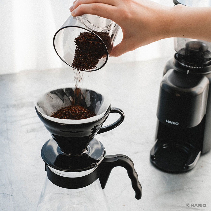 Hario Compact N Elektrische Koffiemolen Koffie Kenner