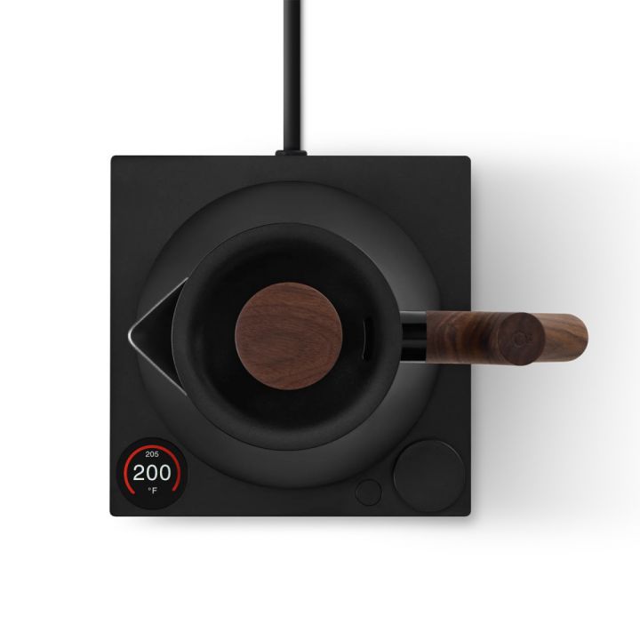 Fellow - Corvo EKG 0,9l - Matte Black Pro - Walnut Handle Koffie Kenner