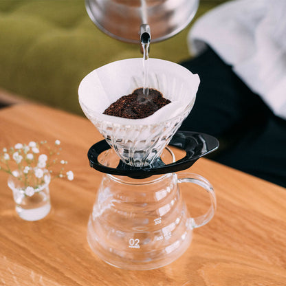 Hario V60 Glazen Koffiedripper 02 HARIO