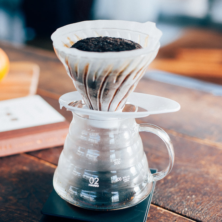 Hario V60 Glazen Koffiedripper 02 HARIO