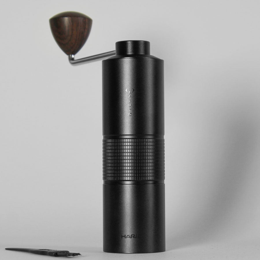 Hario Kabuto Zwarte Koffiemolen Koffie Kenner