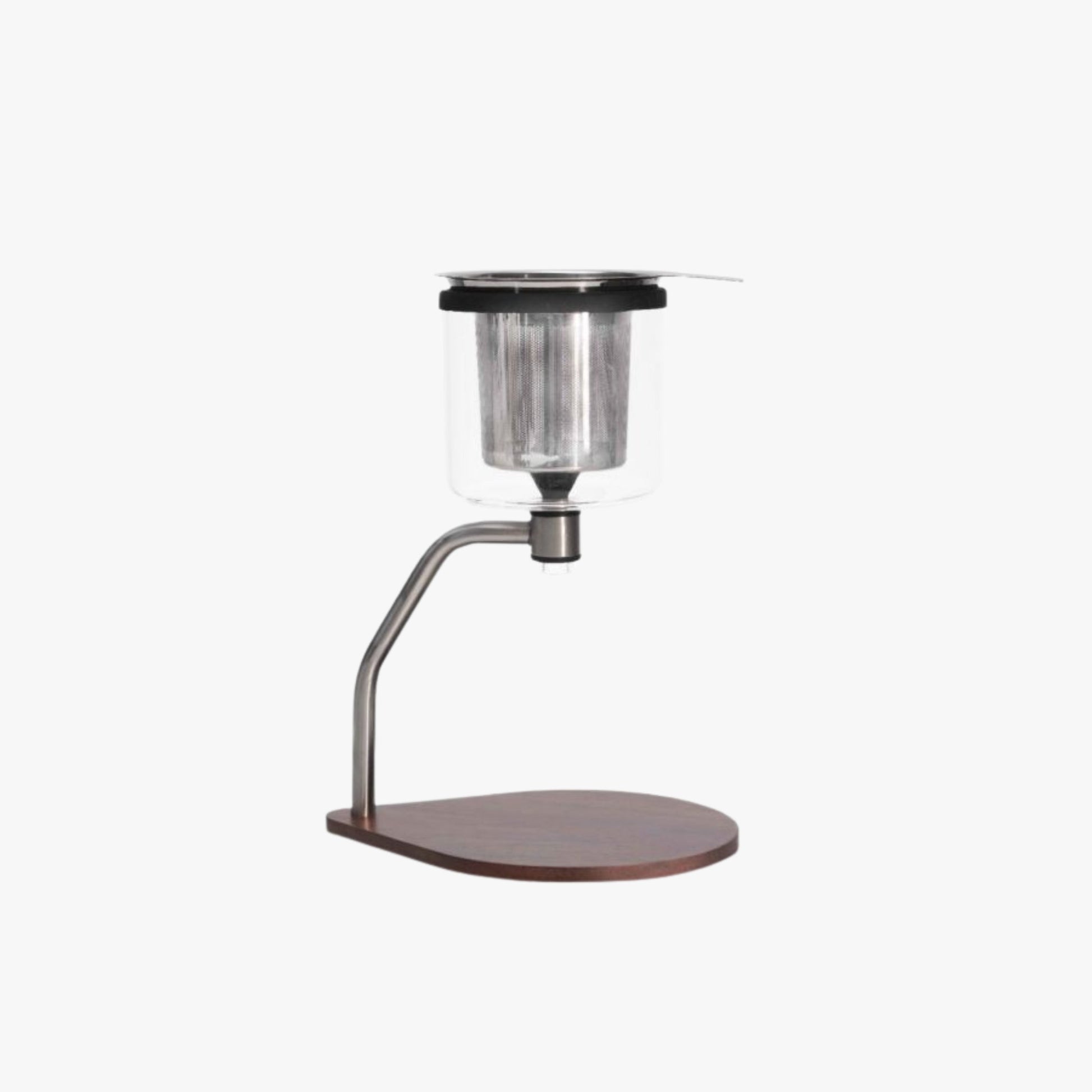 Joy Resolve Handmatige Koffie- en Theezetter – Rubberhout / Walnoot Basis Joy Resolve