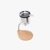 Joy Resolve Handmatige Koffie- en Theezetter – Rubberhout / Walnoot Basis Koffie Kenner