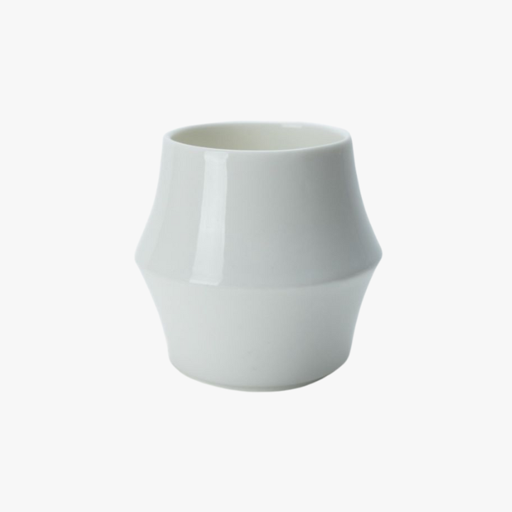 KRUVE - Cascade Espresso Double Walled Porcelain - Set van 2 (Wit/Zwart) Kruve