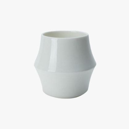 KRUVE - Cascade Espresso Double Walled Porcelain - Set van 2 (Wit/Zwart) Kruve