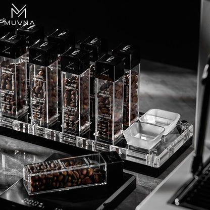 MUVNA - 1/3 Angel Coffee Bean Display Tube - 12 Koffie Kenner