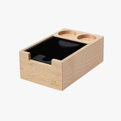 MUVNA - Multifunctionele klopbox + voet 58 mm - Canadese hard esdoorn MUVNA