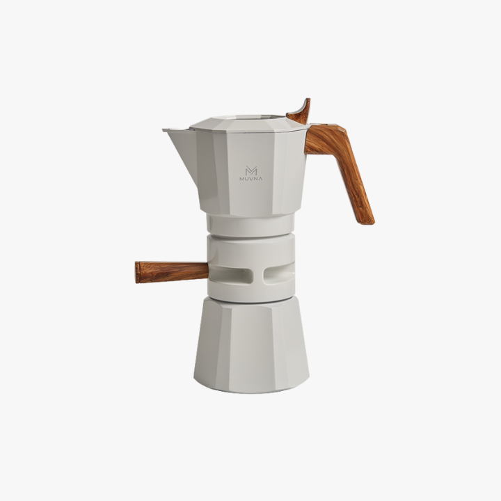 MUVNA Dubbele Klep Moka Pot Koffie Kenner
